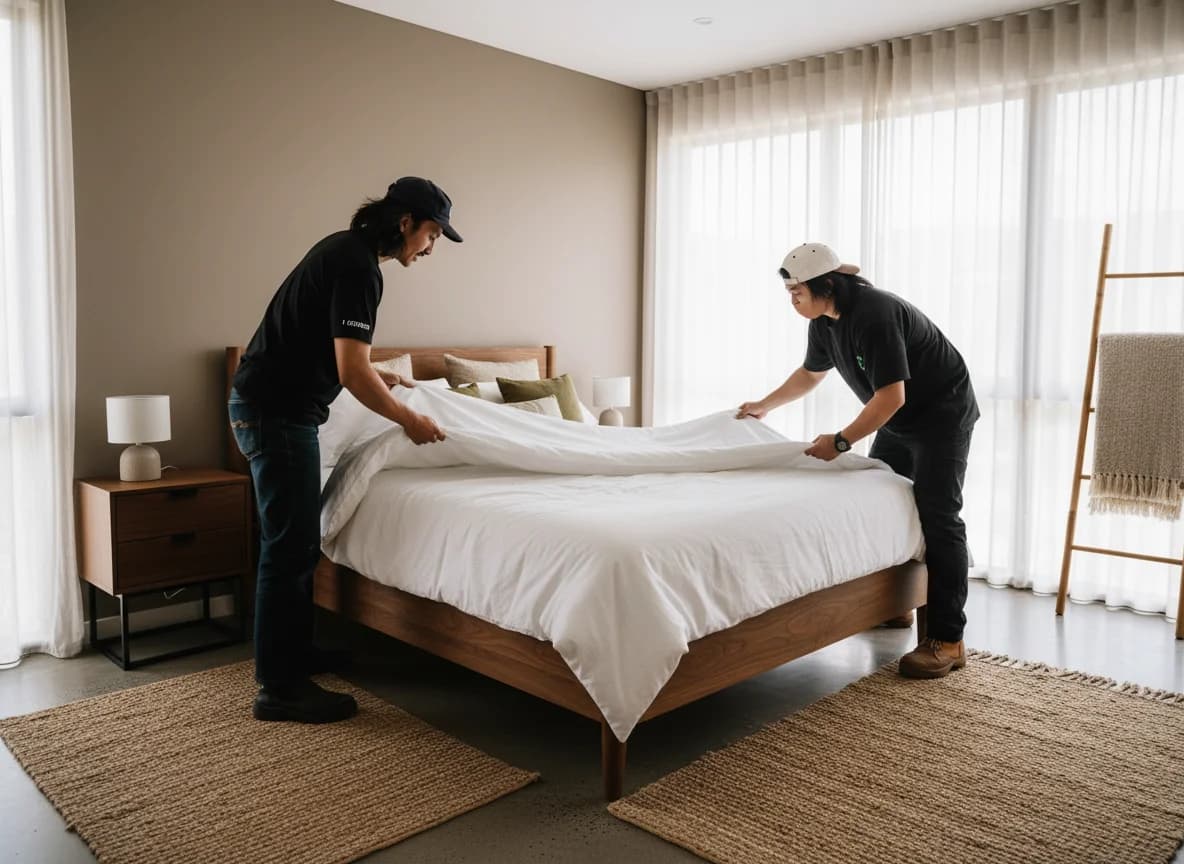 Full property clean between guests