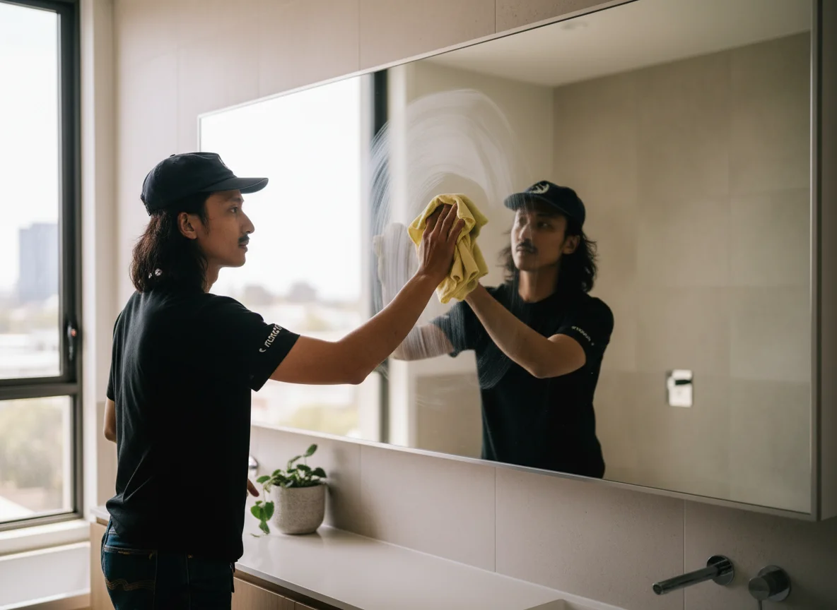 Wall spot cleaning and mark removal