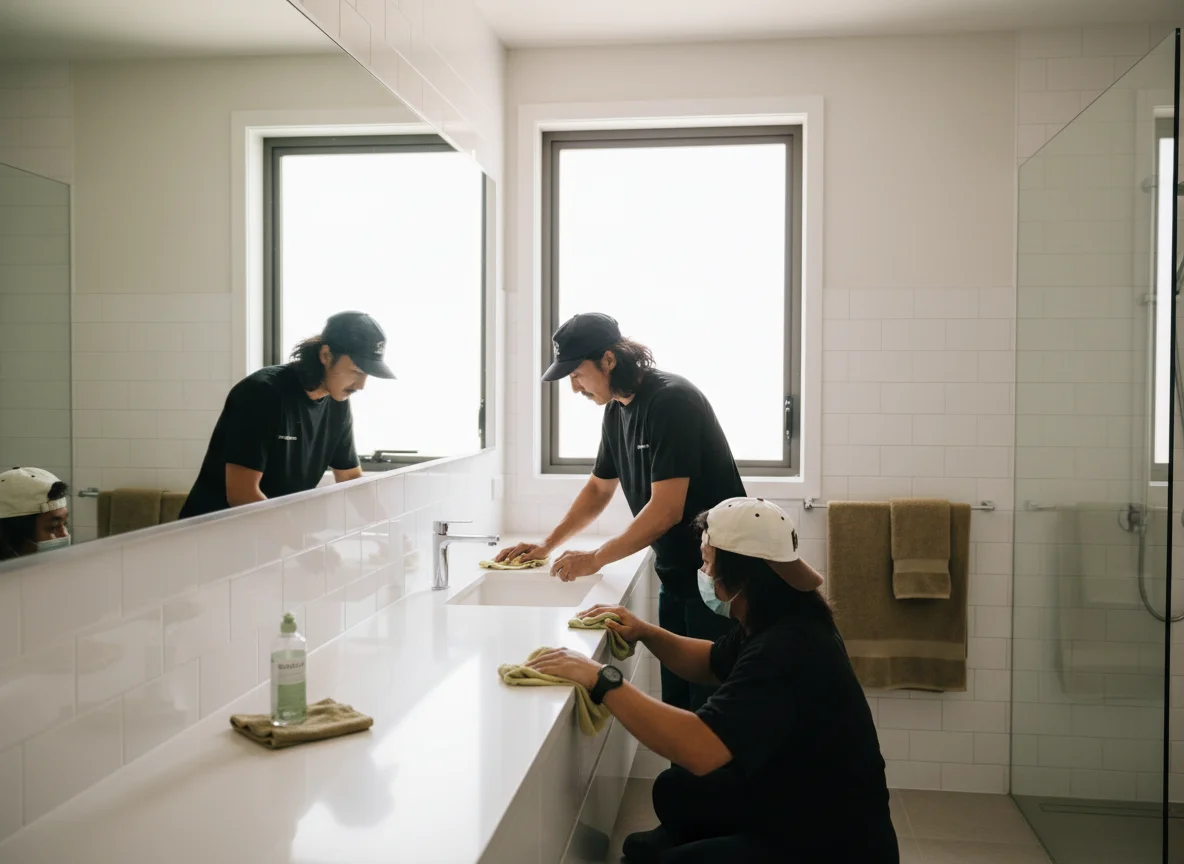 Tile and grout deep cleaning