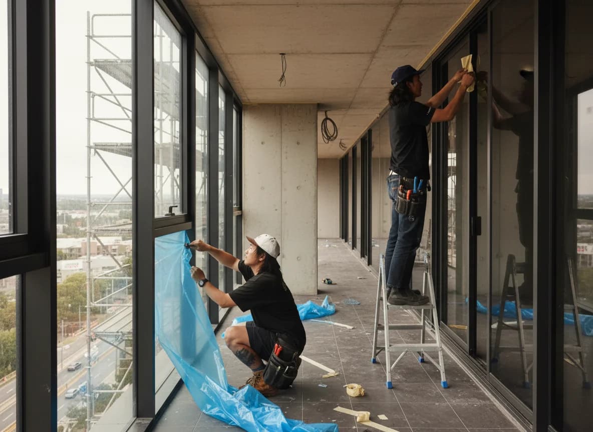 Surface dusting and wiping throughout