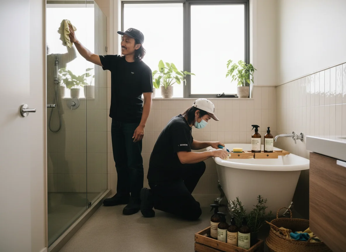 Microfibre cloths to reduce chemical use