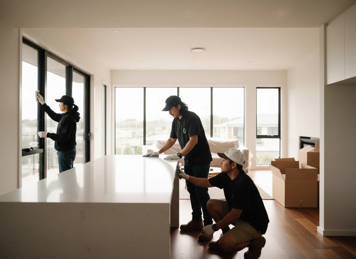 All surfaces polished and streak-free