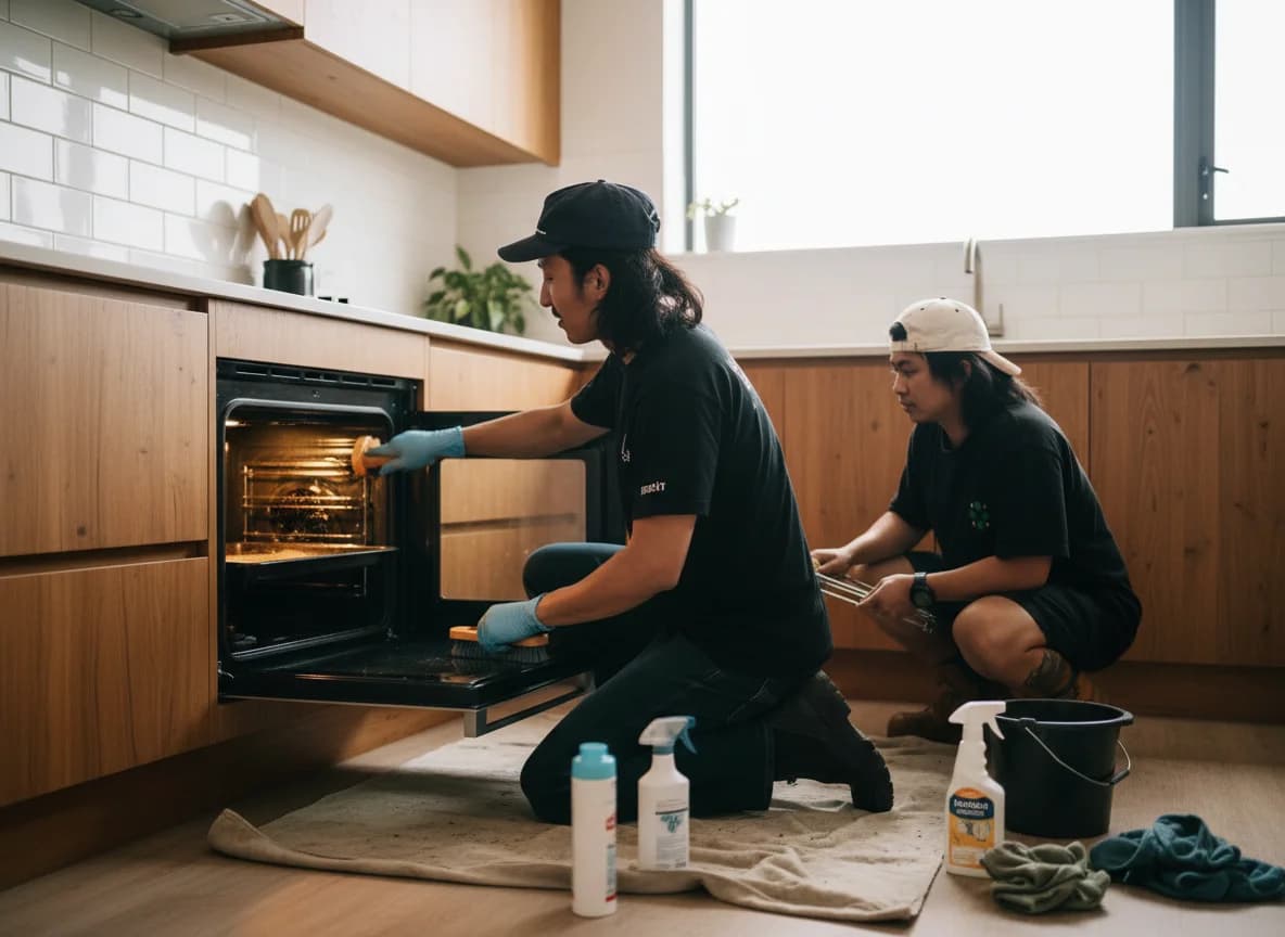 Rangehood exterior and filter degreasing