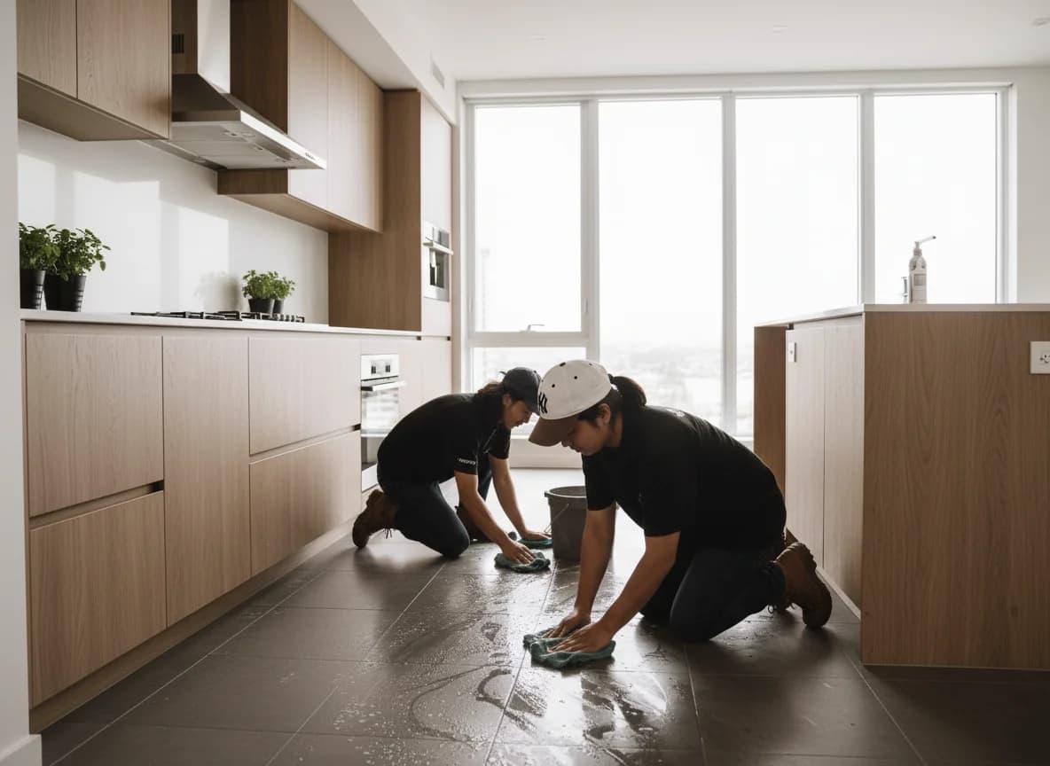 All benchtop surfaces sanitised