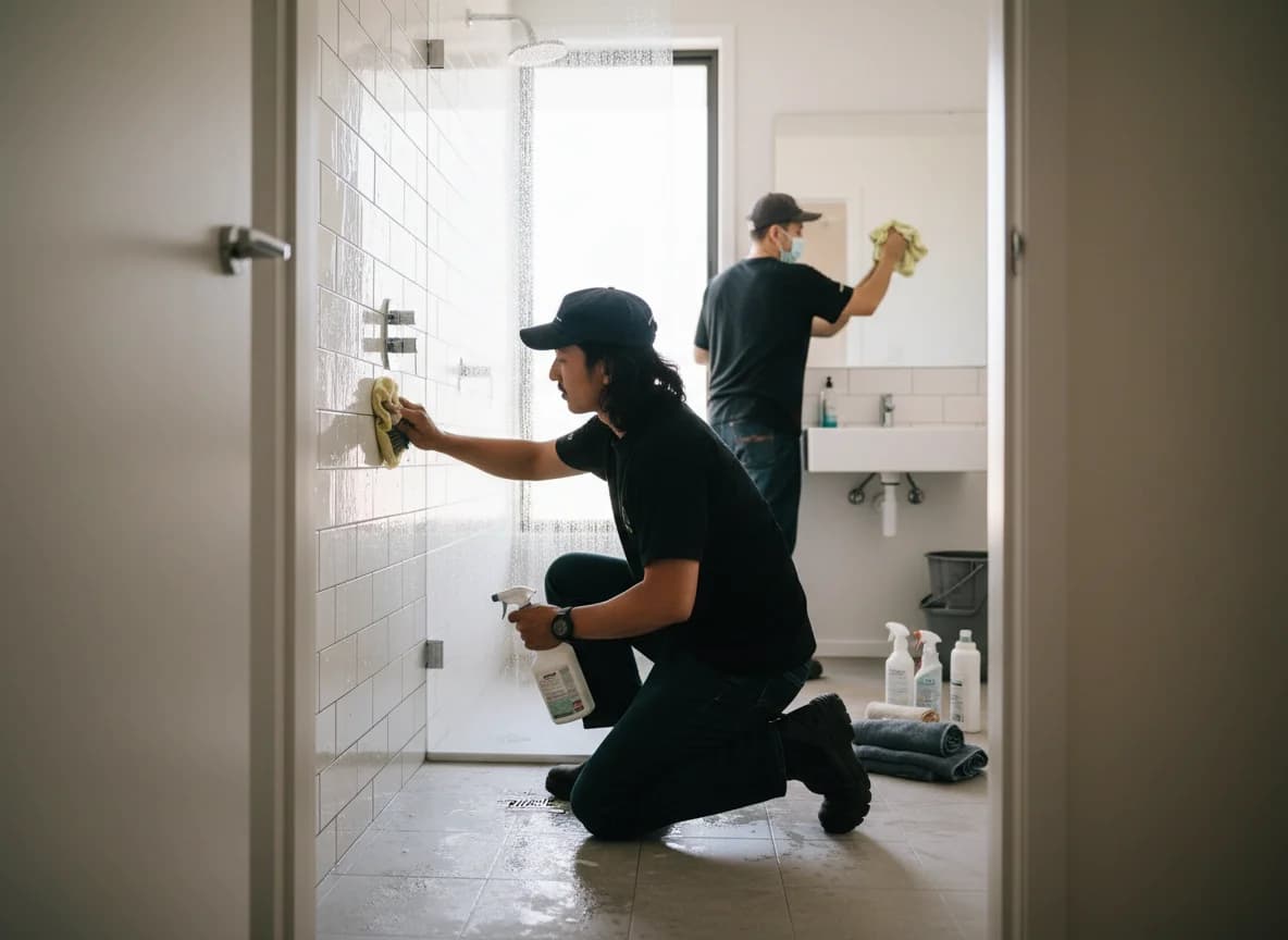 All bathrooms sanitised