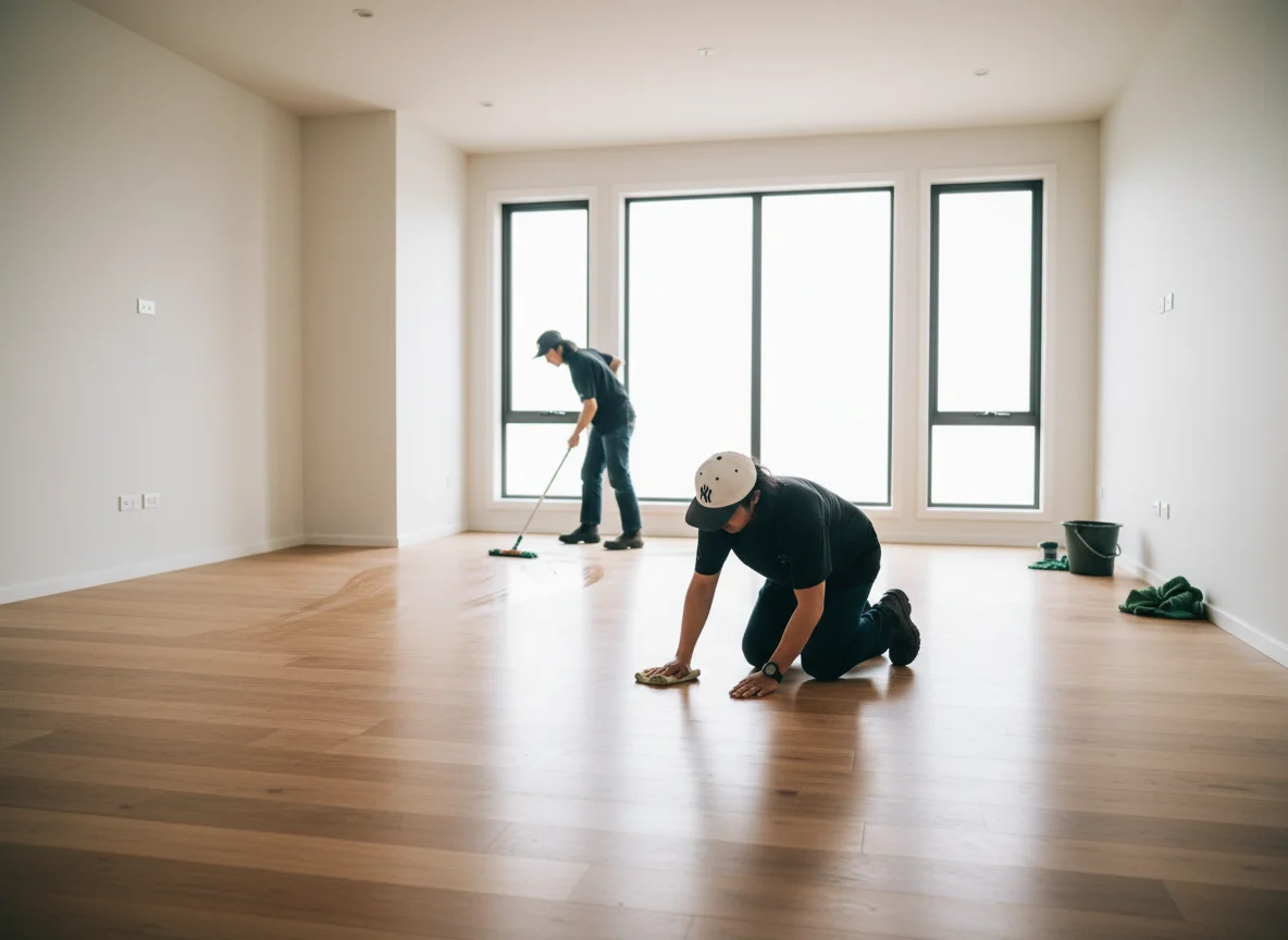 Window sills and tracks cleaned