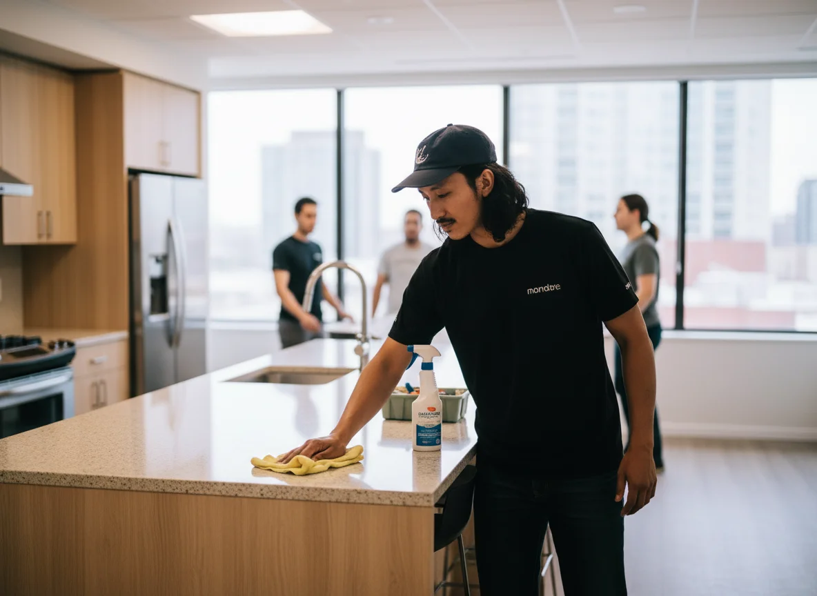 Kitchen and breakout area cleaning