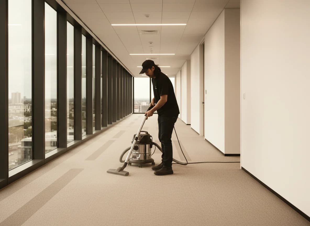 Bathroom cleaning and consumable restocking