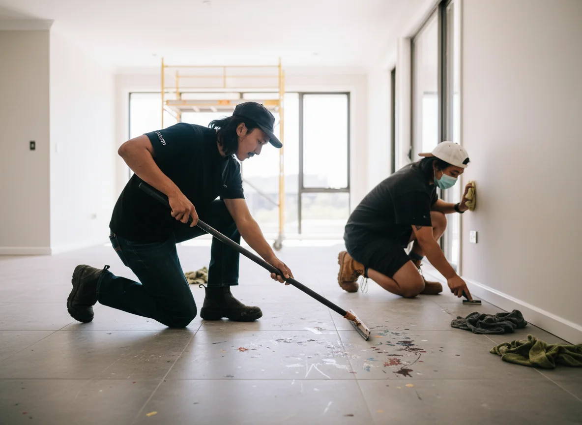 Construction dust removal from all surfaces