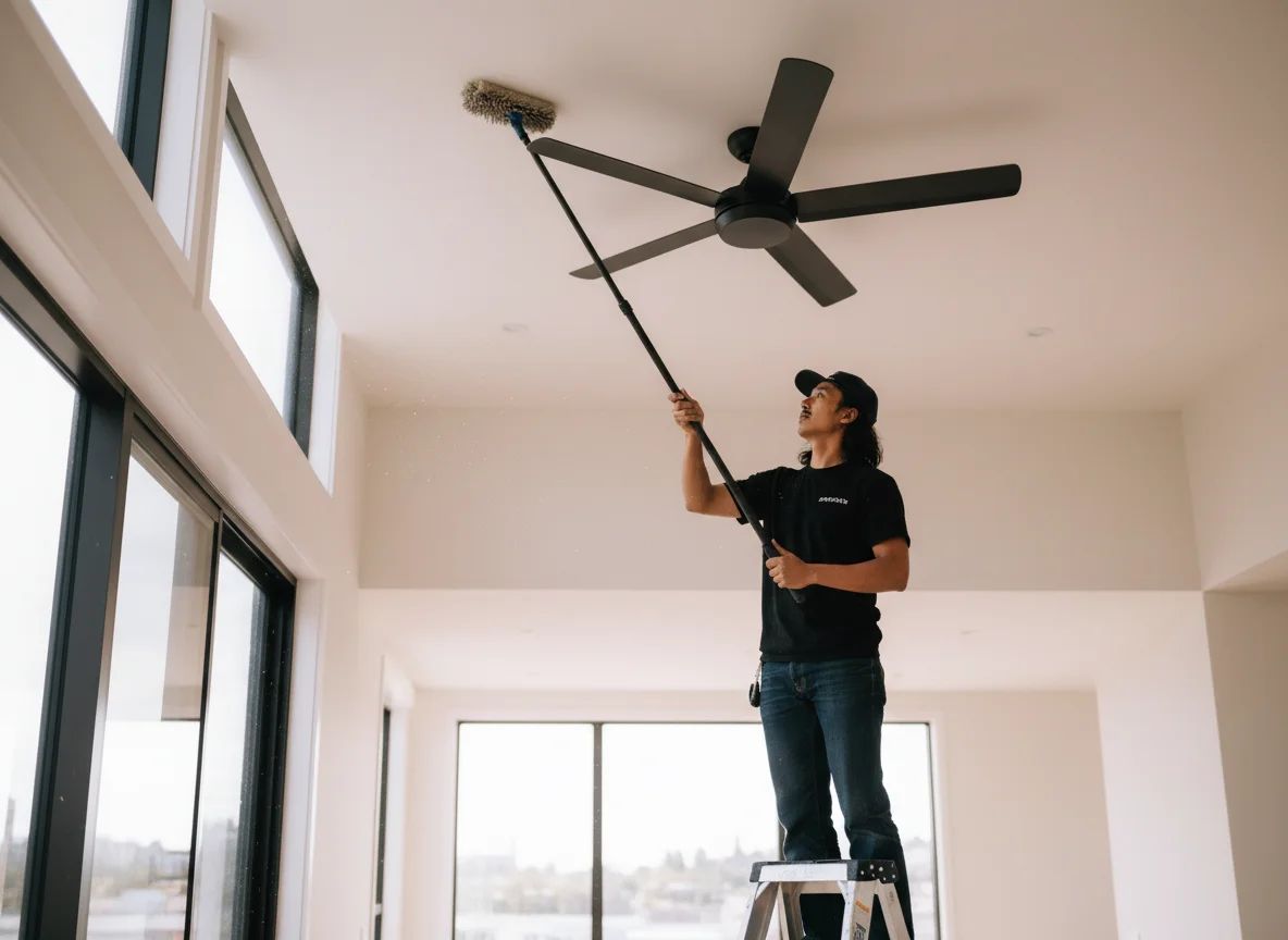 Wall spot cleaning