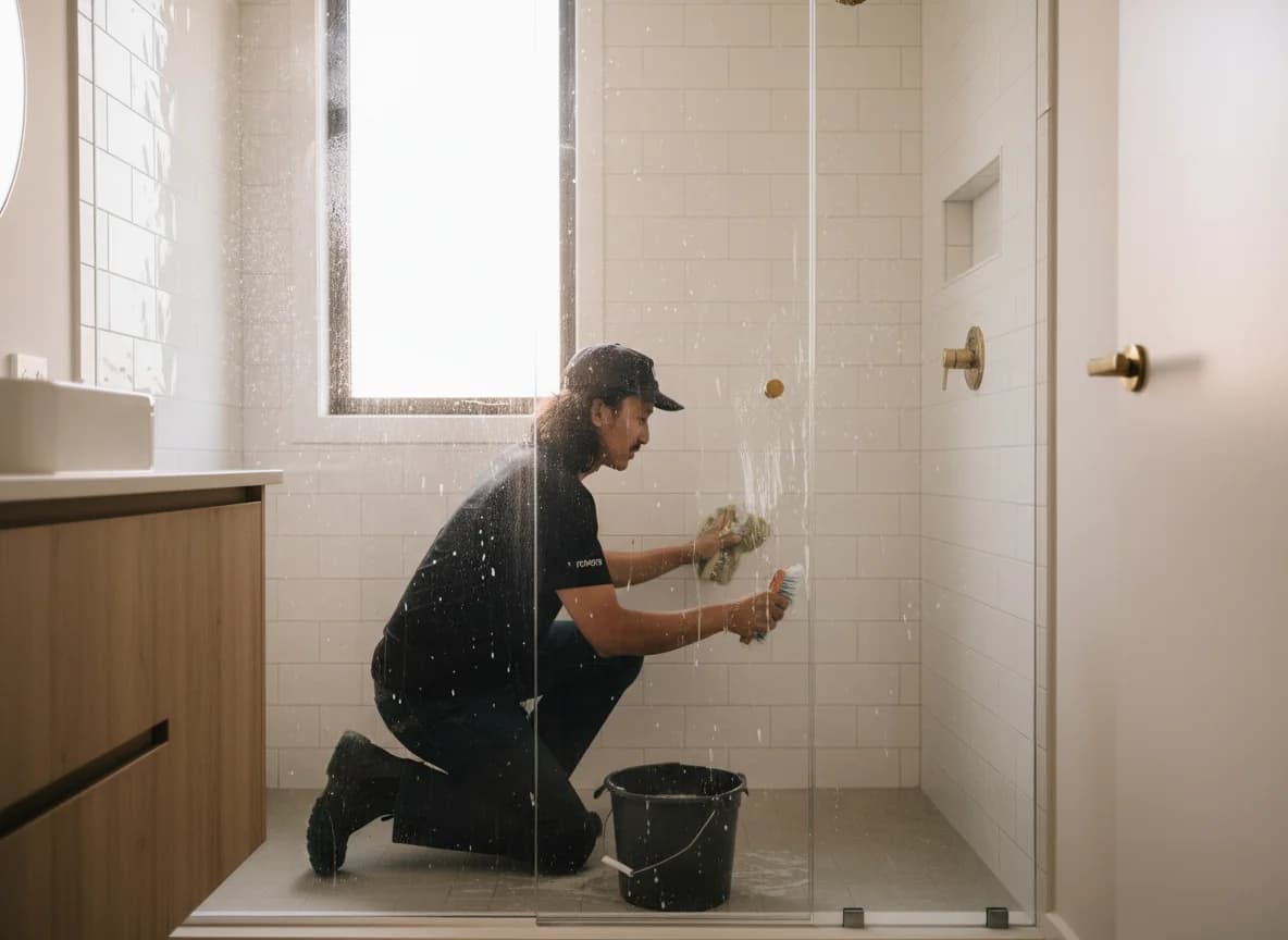 Full kitchen clean including oven, rangehood, and cupboards